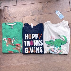 Kids holiday shirts